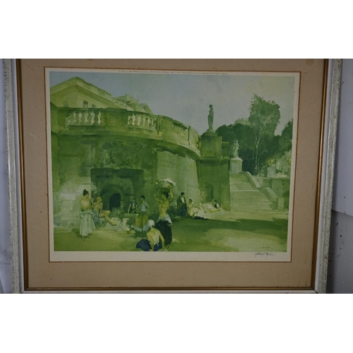 571 - Sir William Russell Flint RA ROI (1880-1969) - Two pencil signed colour prints, 'Under the Palace Te... 