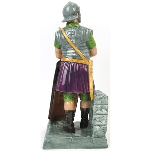 81 - A Royal Doulton ’The Centurion’ figurine. Model number HN 2726. Green factory marks beneath. 9.5 in ... 