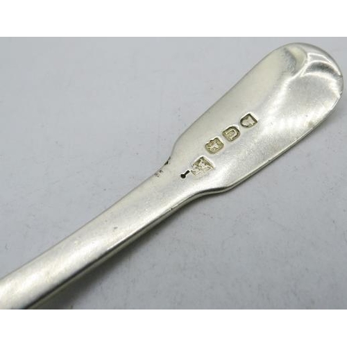 347 - A Georgian silver sifter spoon, probably London 1815, makers mark worn. Approx weight 28.7 grams.
Co... 