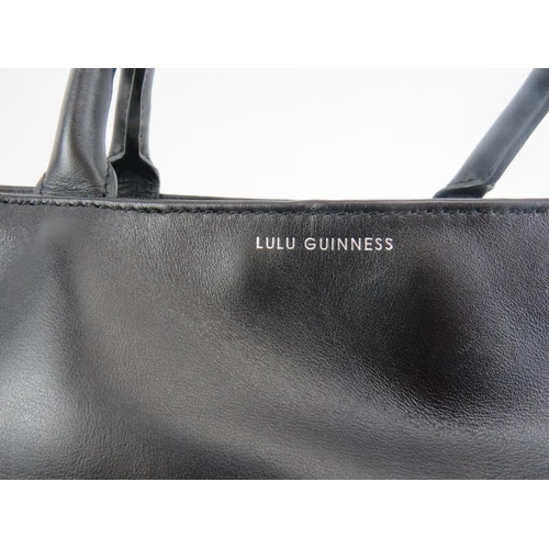 477 - A Lu Lu Guinness 'Wanda' black handbag.
Provenance: Part of a private collection of designer luxury ... 