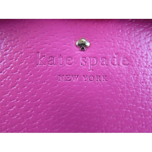 482 - A Kate Spade pink and orange handbag with dust bag.
Provenance: Part of a private collection of desi... 