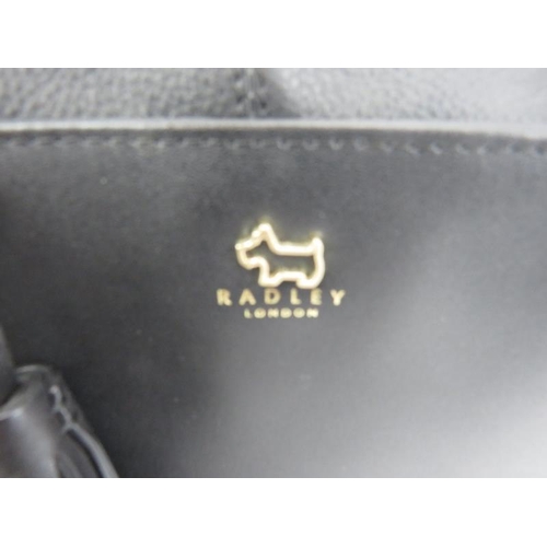 486 - A Radley black handbag with dust bag.
Provenance: Part of a private collection of designer luxury go... 