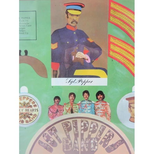 504 - Sir Peter Blake CBE RDI RA (British, b.1932) - A hand signed insert for the Beatles album Sgt Pepper... 