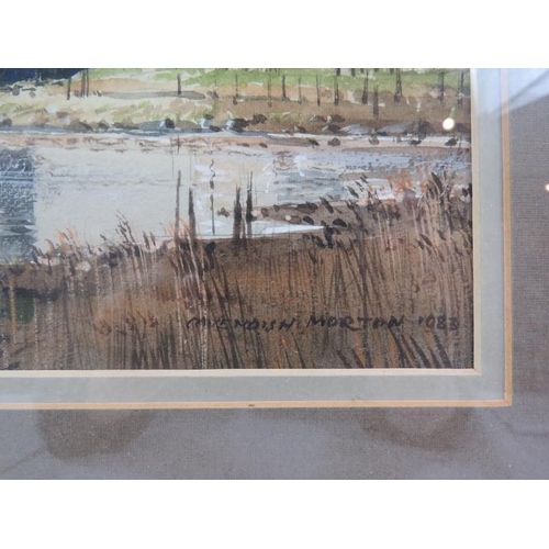 541 - Cavendish Morton (1911-2015) - 'Woodbridge Tide Mill', watercolour, signed and dated 1988, label ver... 