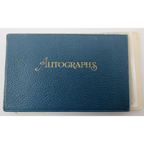 63 - An Autograph Album with a variety of celebrities, sports people and politicians signatures, circa 19... 