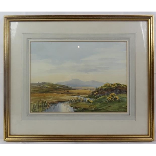 621 - Robert Egginton (British, b. 1943) - 'Rural landscape', watercolour, signed, inscribed verso, 27cm x... 