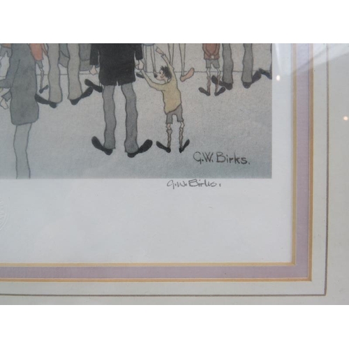 626 - G.W. Birks (Yorkshire Artist, 1929-1993) - Three pencil signed limited edition prints depicting indu... 