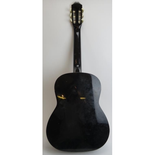 106 - A Burswood Acoustic Guitar, 20th century.  Carry case included. 38.8 in (98.5 cm) length. 
Condition... 