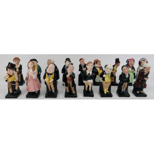 136 - A large collection of Royal Doulton Charles Dickens character figurines. (25 items).
Condition repor... 