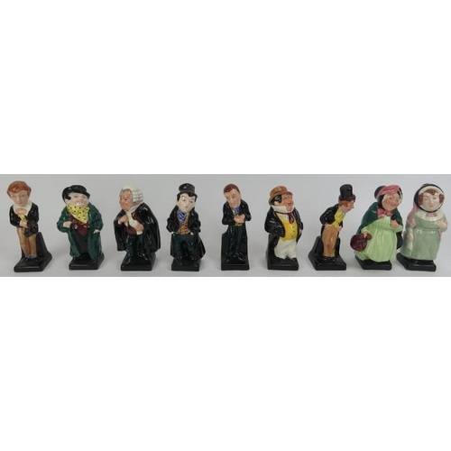 136 - A large collection of Royal Doulton Charles Dickens character figurines. (25 items).
Condition repor... 