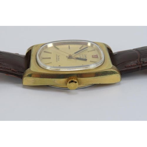 238 - Omega Constellation Electronic f300Hz Chronometer steel gold plated gentleman’s wrist watch, circa 1... 