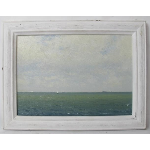 529 - Charles Jacques (20th century) - 'Cloudy day, Southwold', 'windy day on the Solent', and 'Barges goi... 