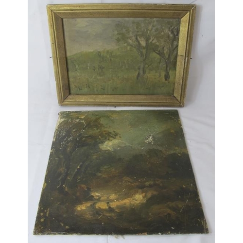 553 - Nine various antique oil paintings for restoration, 18th, 19th and early 20th century.  Provenance: ... 