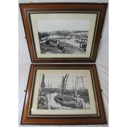 575 - Douglas West (19th/20th century) - two sepia photographic views, each 27cm x 35cm, framed.
Condition... 