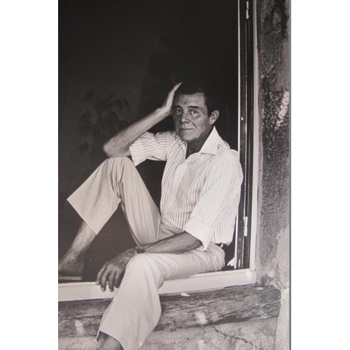 577 - David Steen (British, 1936-2015) - 'Dirk Bogarde', original photograph, image 41cm x 27cm, unframed.... 