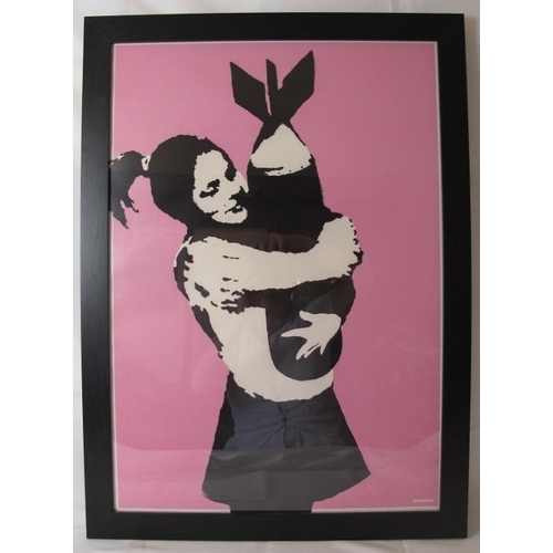 589 - BANKSY: Two Moco Museum Barcelona poster prints that were only available at the Banksy Exhibition 20... 