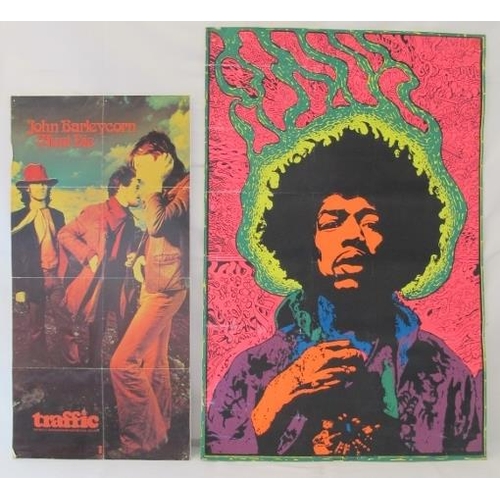 598 - Six various reproduction posters, including Jimmi Hendrix, Easy Rider, Captain BeefHeart, etc. (6).
... 