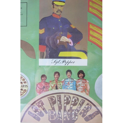 601 - Sir Peter Blake CBE RDI RA (British, b.1932) - A hand signed insert for the Beatles album Sgt Pepper... 