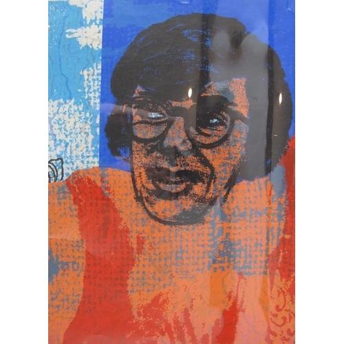 604 - R.B. Kitaj (American, 1932-2007) - 'Kenneth Koch peasant print', pencil signed limited edition scree... 