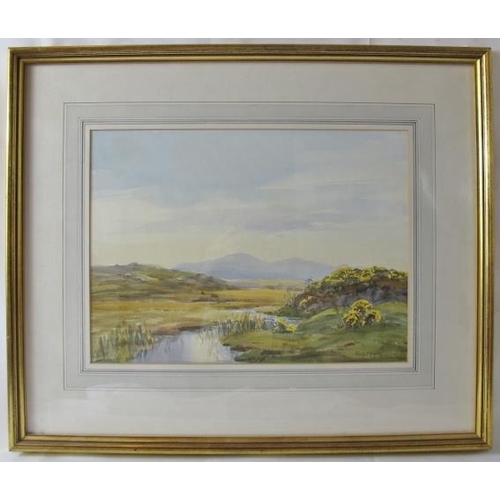 621 - Robert Egginton (British, b. 1943) - 'Rural landscape', watercolour, signed, inscribed verso, 27cm x... 