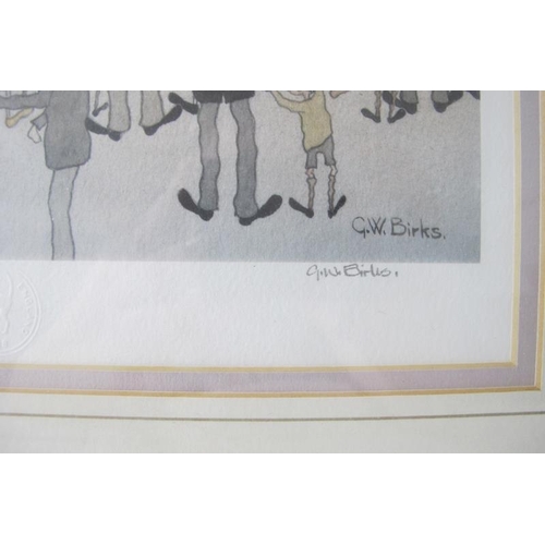 626 - G.W. Birks (Yorkshire Artist, 1929-1993) - Three pencil signed limited edition prints depicting indu... 