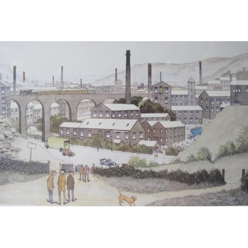 626 - G.W. Birks (Yorkshire Artist, 1929-1993) - Three pencil signed limited edition prints depicting indu... 