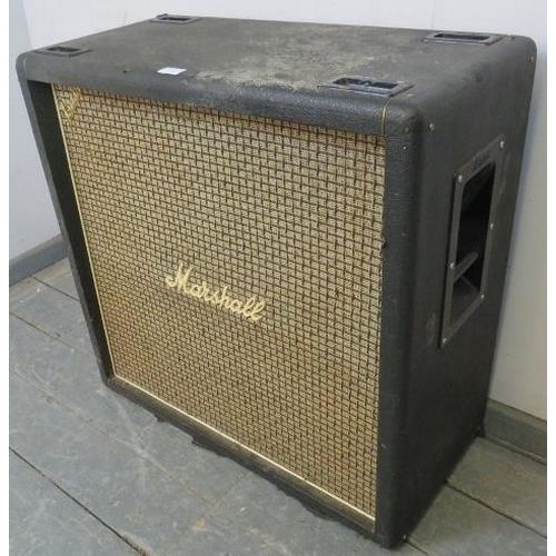 807 - A vintage bass speaker by Marshall with 4x 12” drivers. c1970.
Condition report: Untested. Three dri... 