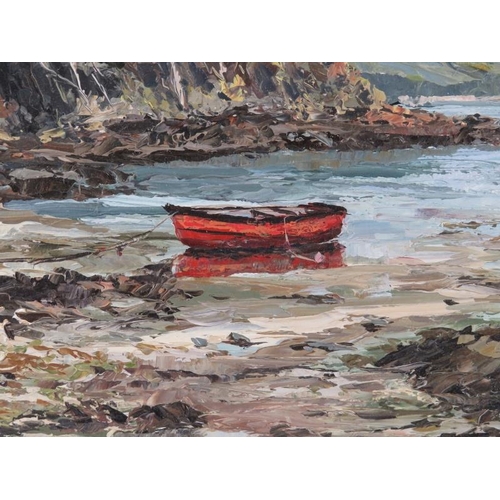 587 - Michael Smith (1988) - 'St. Mawes', oil on canvas, signed and dated, Authentication Certificate vers... 