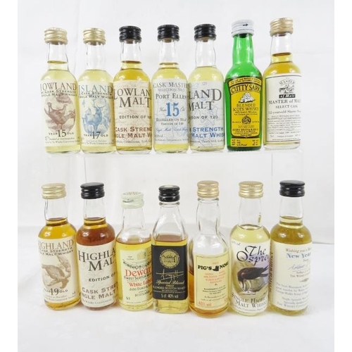 627 - A large collection of approximately 38 x 5cl bottles Scotch Whisky, including 'Highland Malt edition... 