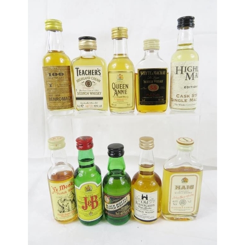 627 - A large collection of approximately 38 x 5cl bottles Scotch Whisky, including 'Highland Malt edition... 