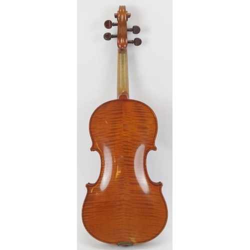 79 - A Hawkes & Sons Tyrolese violin 4/4, circa 1930. Internal makers label to violin. Original Hawkes & ... 