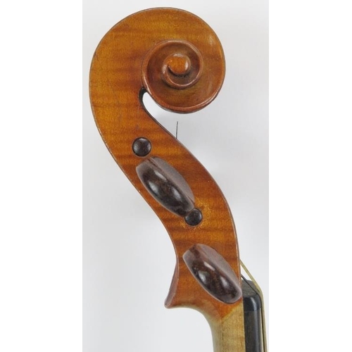 79 - A Hawkes & Sons Tyrolese violin 4/4, circa 1930. Internal makers label to violin. Original Hawkes & ... 