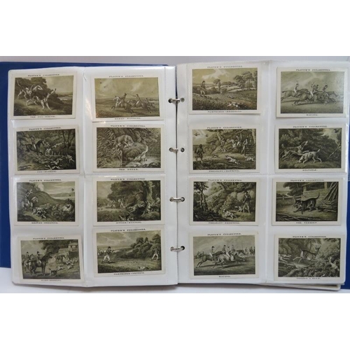 184 - A large collection of cigarette cards in two volumes, late Victorian period and later. Makers includ... 