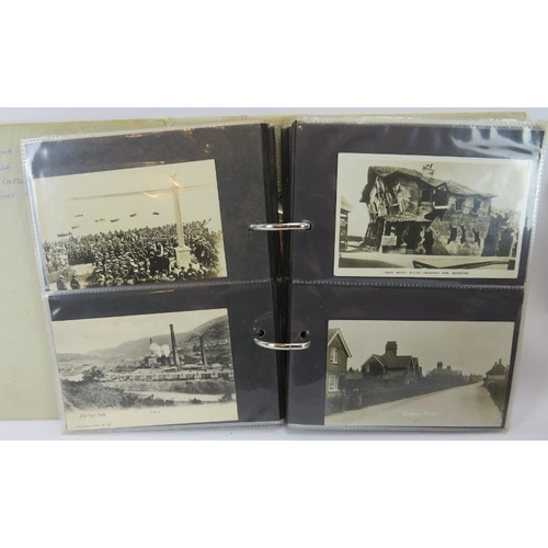 185 - A large collection of vintage British and European postcards depicting scenes in both England and ab... 