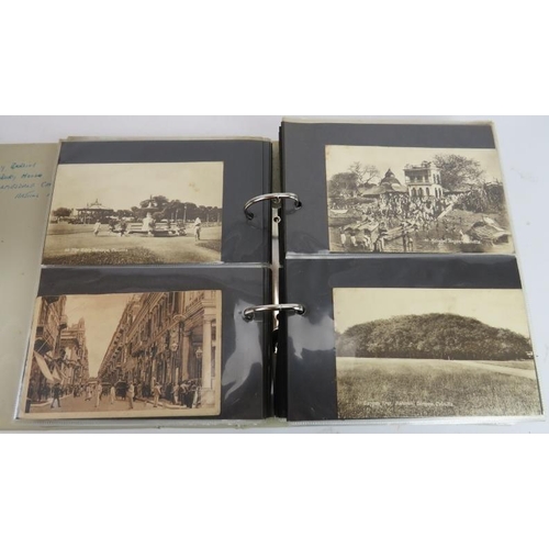 185 - A large collection of vintage British and European postcards depicting scenes in both England and ab... 