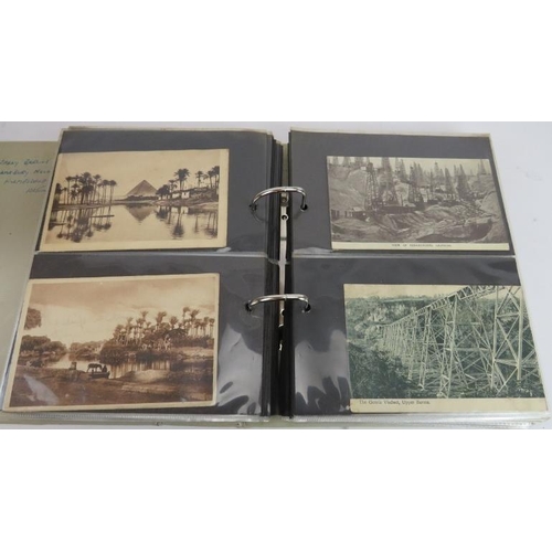 185 - A large collection of vintage British and European postcards depicting scenes in both England and ab... 