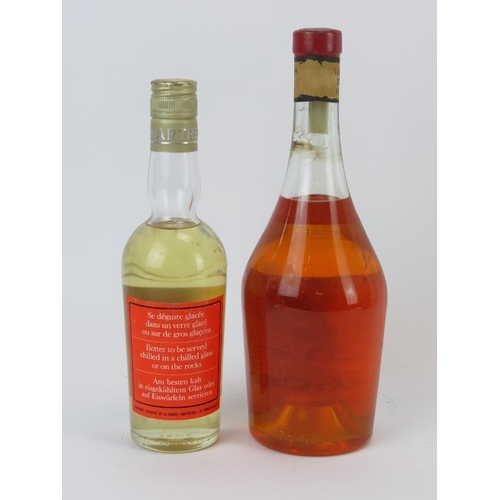 235 - A vintage bottle of Chartreuse liqueur and  a vintage bottle of La Royal Bourgogne Grande liqueur. (... 