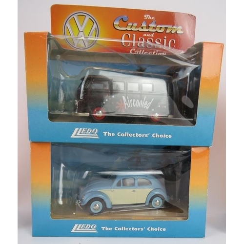 272 - A collection of six Lledo ‘The Custom and Classics Collection’ of Volkswagen (VW) boxed die-cast mod... 