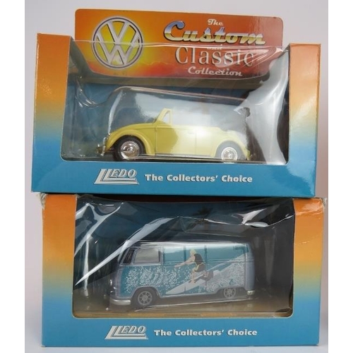 272 - A collection of six Lledo ‘The Custom and Classics Collection’ of Volkswagen (VW) boxed die-cast mod... 