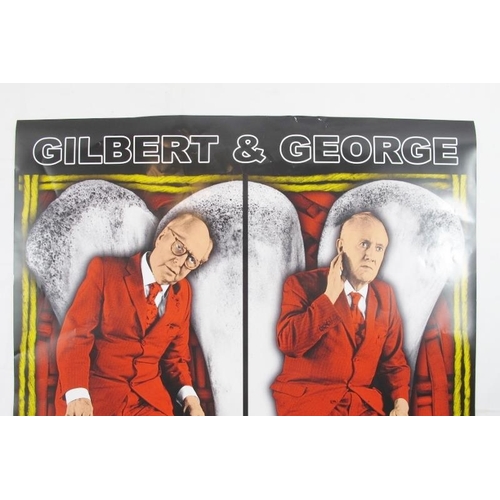 527 - Gilbert & George (b. 1943 & b. 1942) - 'Corpsing Pictures', signed poster, White Cube Mason's Yard, ... 