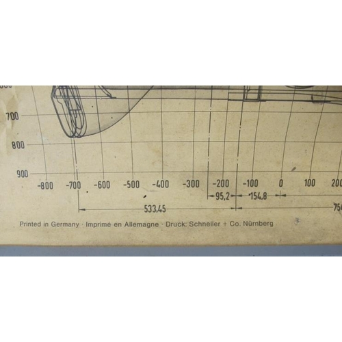 533 - A vintage Audi 100 mechanical poster, printed in Germany approx 61cm x 79cm.
Condition report: Some ... 