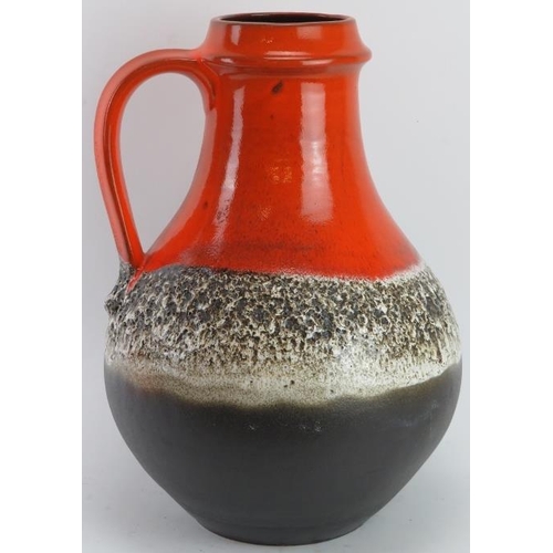 96 - A very large West German fat lava jug by Carstens Tönnieshof, circa 1960s. 45 cm height. 
Condition ... 