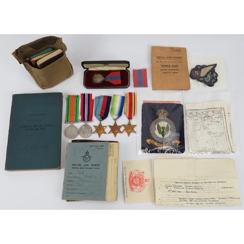 138 - An interesting collection of World War II British RAF memorabilia. The items relate to Dennis Freder... 