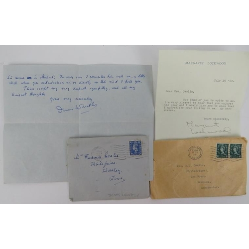 182 - Dennis Wheatley (1897 - 1977): A hand written and signed letter to Mrs Cowles, dated 14th July 1948.... 