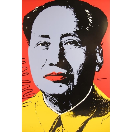 591 - After Andy Warhol (American, 1928 - 1987) - 'Chairman Mao', screen print, c. 1980's, printed by Sund... 