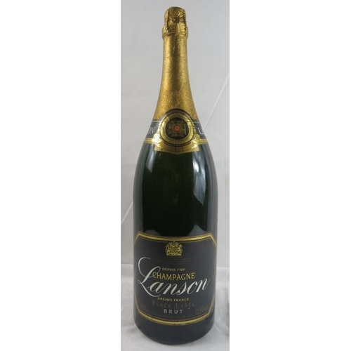 610 - Champagne: Lanson Jeroboam Black label Brut Champagne, 300cl.