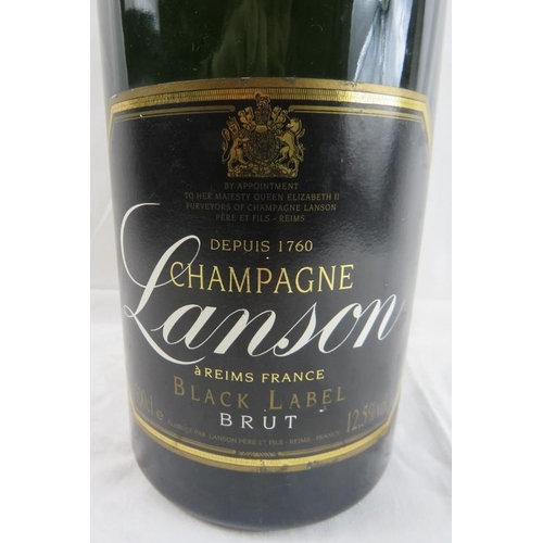 610 - Champagne: Lanson Jeroboam Black label Brut Champagne, 300cl.