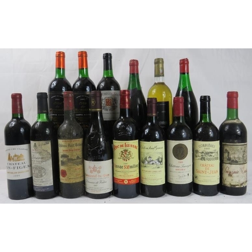 647 - Wine: 14 bottles mixed red wine, including Chateau Saint Germain 1994, Lussac St. Emilion 2005, Chat... 