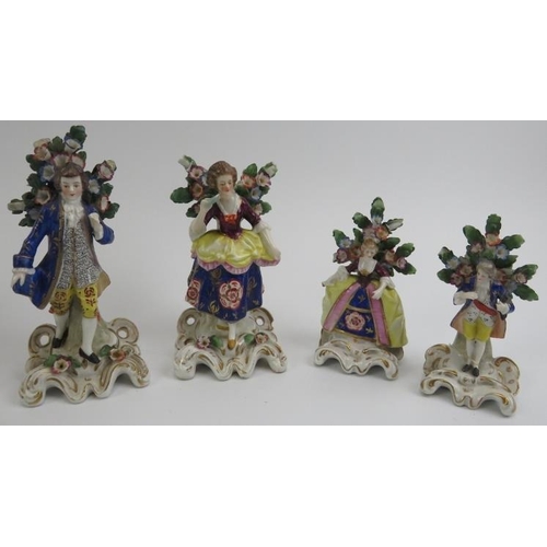 109 - A group of English and European porcelain figurines, 19th century. (11 items) 21 cm tallest height. ... 