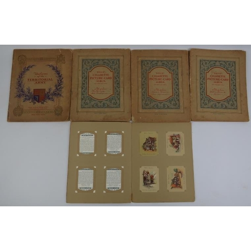 131 - A collection vintage of cigarette cards. Issued by Will’s and John Player & Sons. (Quantity - 5 volu... 